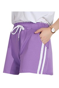 Sports Hot Pants Women's Shorts Summer Outer Wear Pure Cotton Wide Legs Loose Large Size Thin Casual High Waist Running Home Pajama Pants Sports Hot Pants Sports Wide Pants Breathable Sports Pants SKSP032 detail view-1